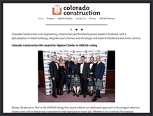 Tablet Screenshot of colorado-group.com